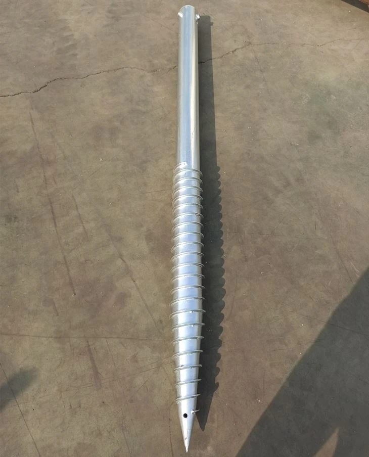 ground screw with nuts ground screw with nuts